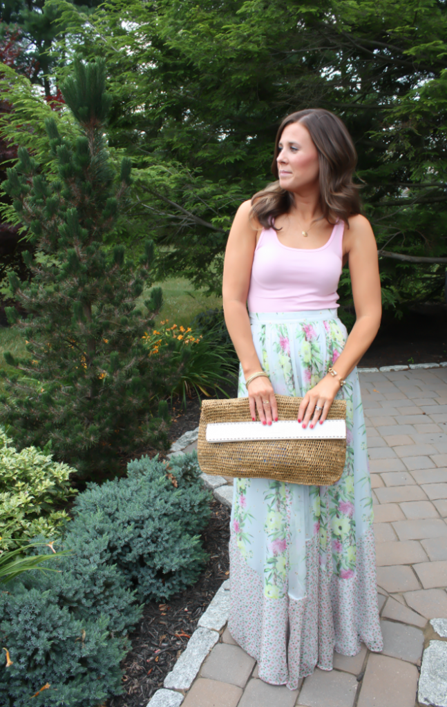 Floral Maxi, Straw Clutch, French Connection, Michael Kors 13