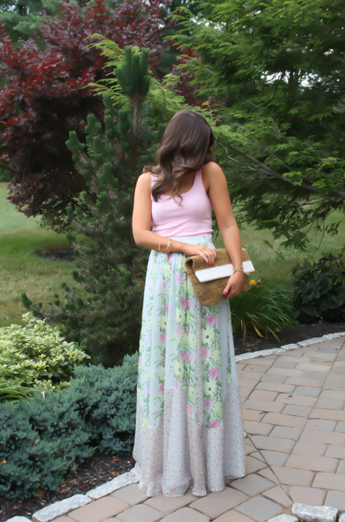 Floral Maxi, Straw Clutch, French Connection, Michael Kors 8