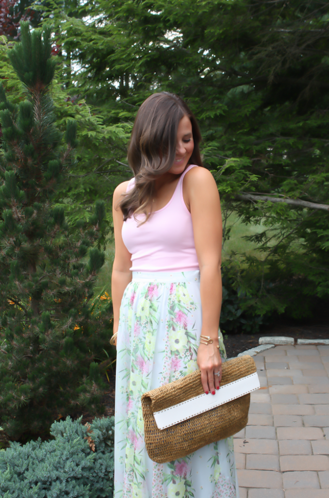 Floral Maxi, Straw Clutch, French Connection, Michael Kors 9