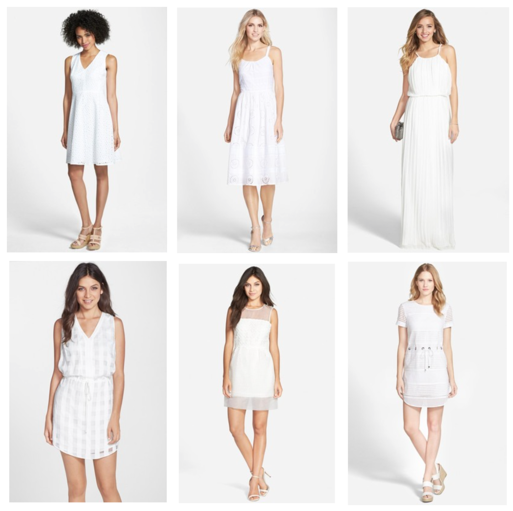Nordstrom Summer White Dresses