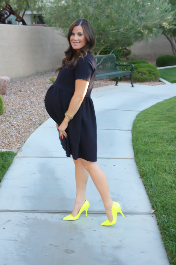 lime green heels outfit