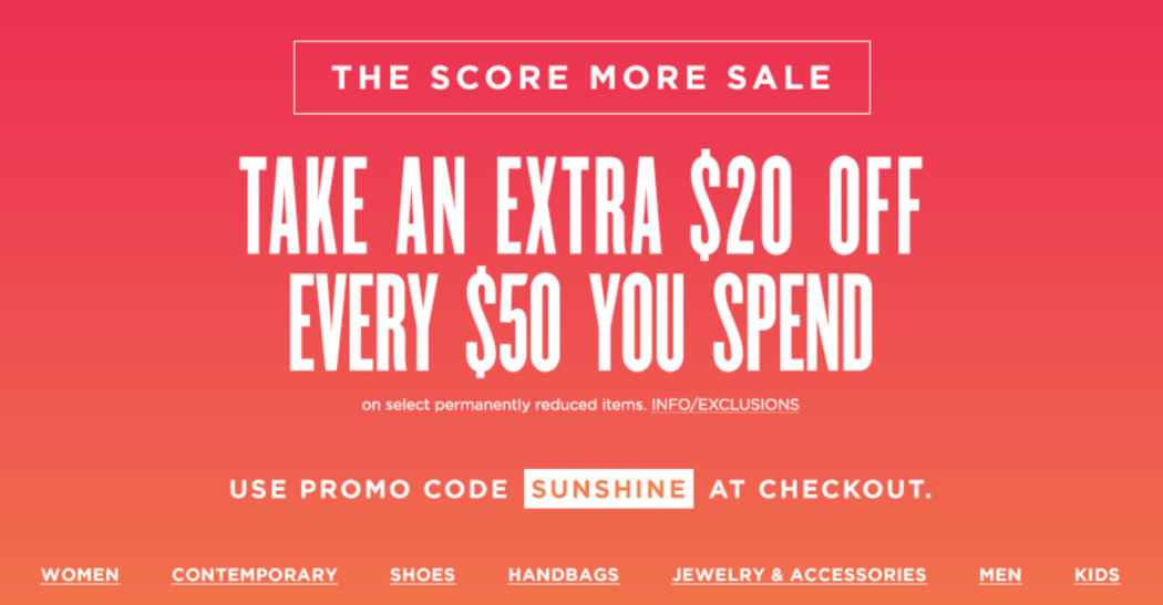 Bloomingdales Sale Promotion