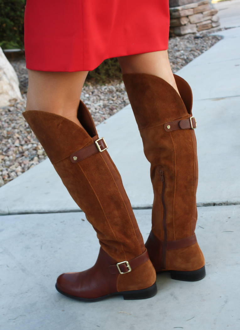 Suede Over the Knee Boots with Naturalizer