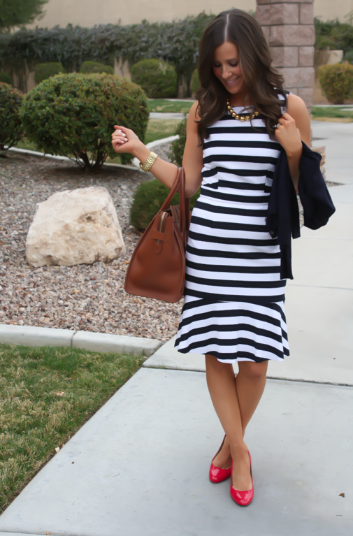 The Perfect Striped Dress + A Peplum Beauty