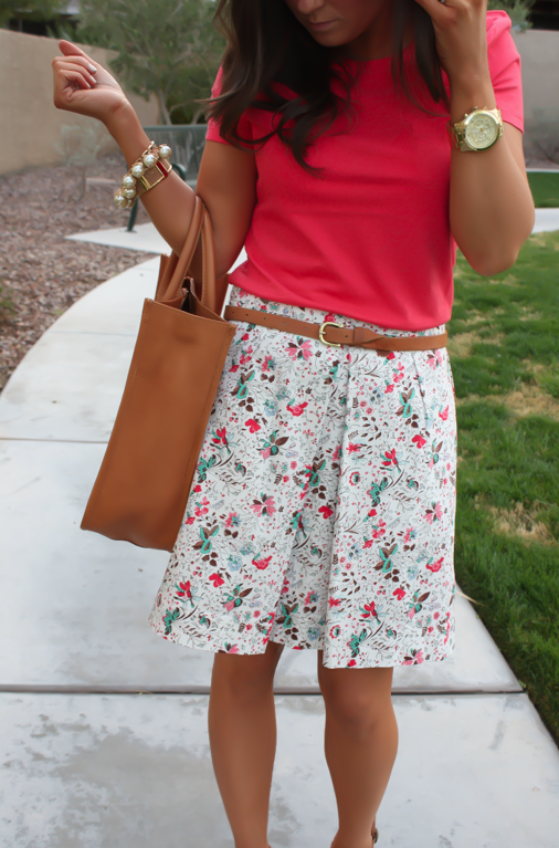 Floral Skirt + A Thank You
