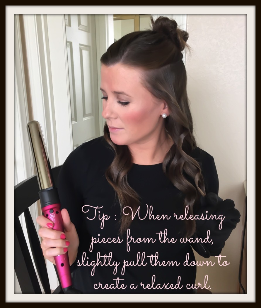 Hair Tutorial : NuMe Curling Wand for Loose Beach Waves